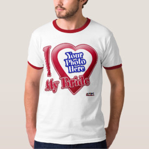 Camiseta Eu Amo Minha Noiva - Foto