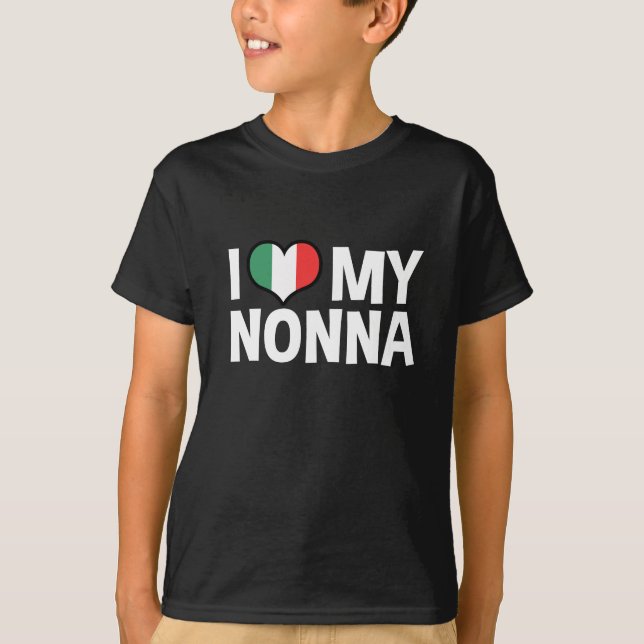 Camiseta Eu Amo Minha Nona (Frente)