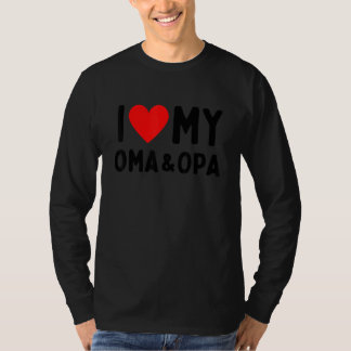 Camiseta Eu Amo Minha Oma E Opa