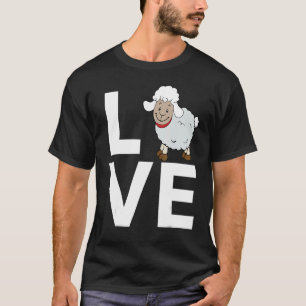 Camiseta Eu Amo Minha Ovelha Bela Sorriso Corregos Borrão