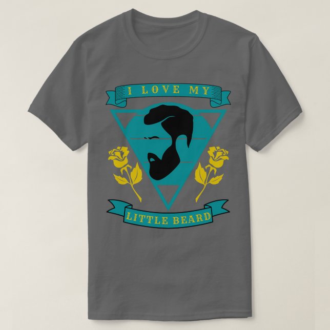 Camiseta Eu Amo Minha Pequena Barba 48 (Frente do Design)