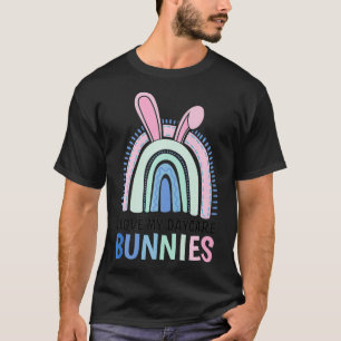 Camiseta Eu Amo Minha Professora De Cuidados De Páscoa Bunn