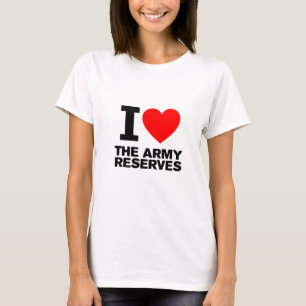 Camiseta Eu amo minha reserva do exército