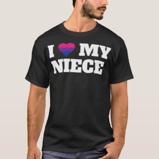 Camiseta Eu Amo Minha sobrinha Tia Tia Presente De Niece Pr