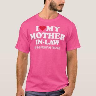 Camiseta Eu amo minha sogra por lei