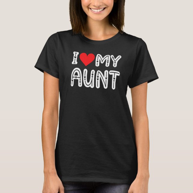 Camiseta Eu Amo Minha Tia (Frente)