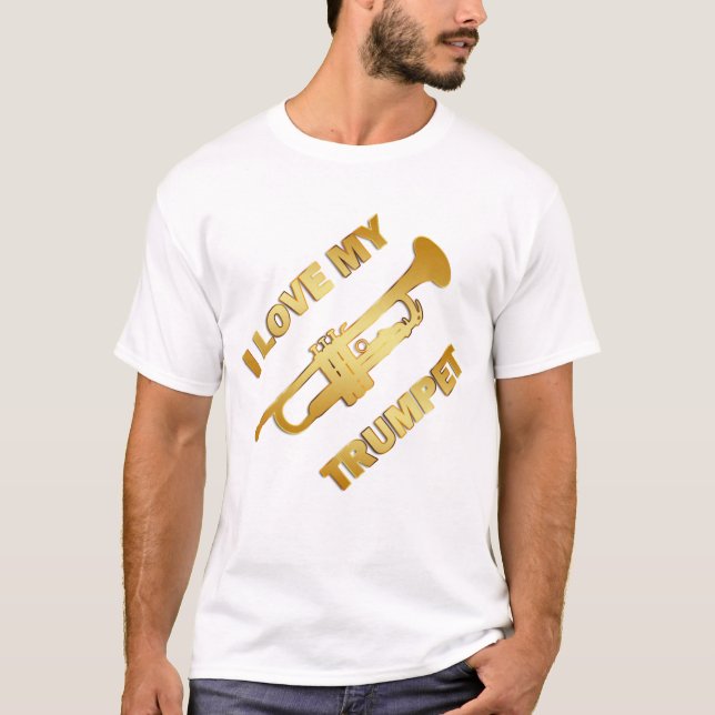 CAMISETA EU AMO MINHA TROMBETA (Frente)