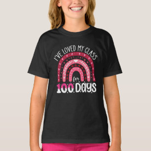 Camiseta Eu Amo Minha Turma Há 100 Dias de Aula
