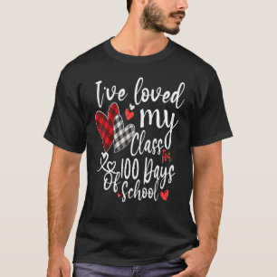 Camiseta Eu Amo Minha Turma Há 100 Dias De Aula 100º D