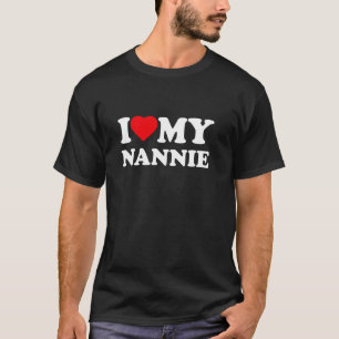 Camiseta Eu Amo Minha Vovó Eu Amo Família Avó