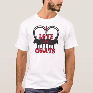 Camiseta Eu Amo Minhas Cabras