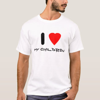 Camiseta Eu amo minhas crianças