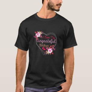 Camiseta Eu Amo Minhas Crianças Inagradáveis Mamãe As Crian