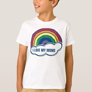 Camiseta Eu amo minhas mães