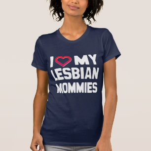 CAMISETA EU AMO MINHAS MÃES LESBIANAS - -...