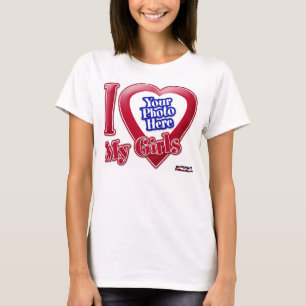 Camiseta Eu amo minhas meninas - foto