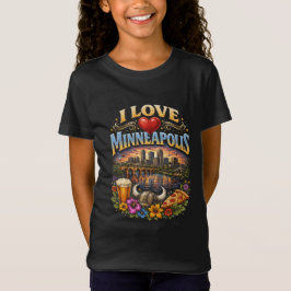 Camiseta Eu Amo Minneapolis