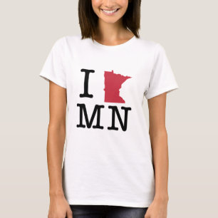 Camiseta Eu amo Minnesota
