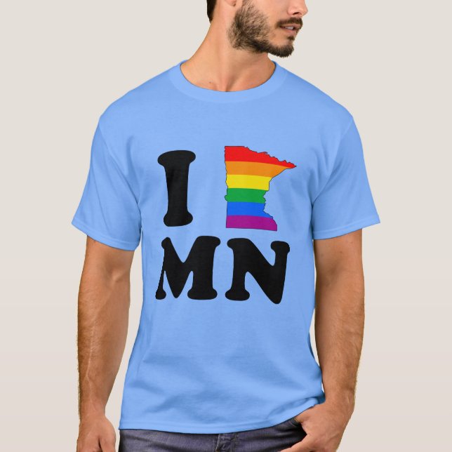 CAMISETA EU AMO MINNESOTA ALEGRE (Frente)