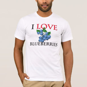 Camiseta Eu amo mirtilos