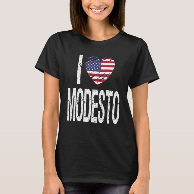 Camiseta Eu Amo Modesto (Frente)