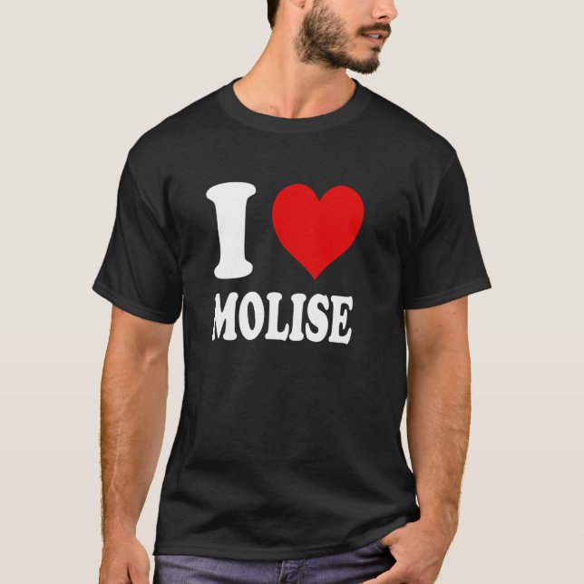 Camiseta Eu Amo Molise Itália (Frente)