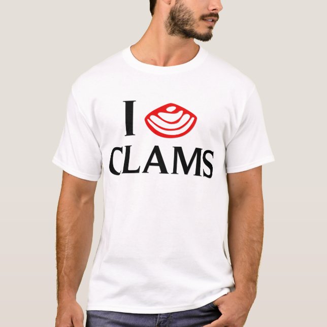 Camiseta Eu amo moluscos (Frente)