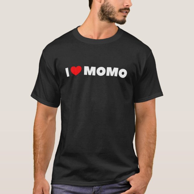 Camiseta Eu Amo Momo (Frente)