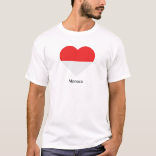 Camiseta Eu amo Mônaco