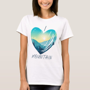 Camiseta Eu amo montanha