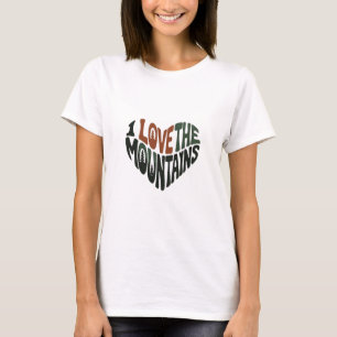 Camiseta Eu amo montanhas
