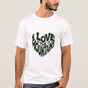 Camiseta Eu amo montanhas