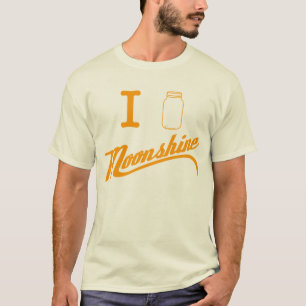 Camiseta Eu amo Moonshine o t-shirt