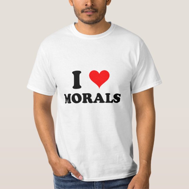 Camiseta Eu amo morais (Frente)