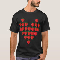 Eu Amo Morangos Berry Fruta Arte