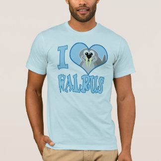 Camiseta Eu amo morsa