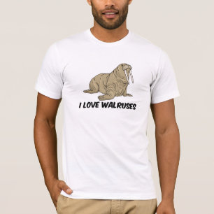 Camiseta Eu amo morsas