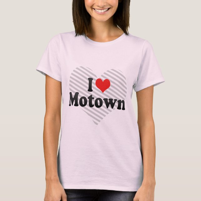 Camiseta Eu amo Motown (Frente)