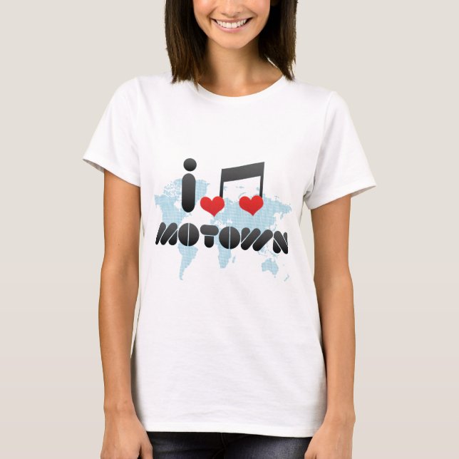 Camiseta Eu amo Motown (Frente)