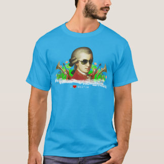 Camiseta Eu amo Mozart