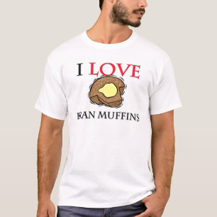 Camiseta Eu amo muffin de farelo