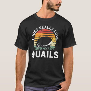 Camiseta Eu Amo Muito A Zoologia Quail Scientist U2013 E