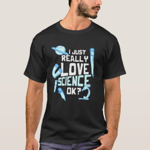 Camiseta Eu Amo Muito Ciência Ok Ensino Escolar