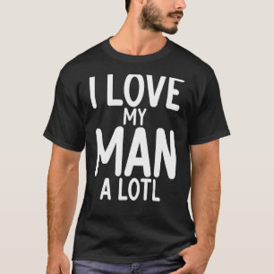 Camiseta Eu amo muito o meu Homem Axolotl