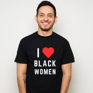 CAMISETA EU AMO MULHERES NEGRAS