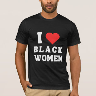CAMISETA EU AMO MULHERES NEGRAS