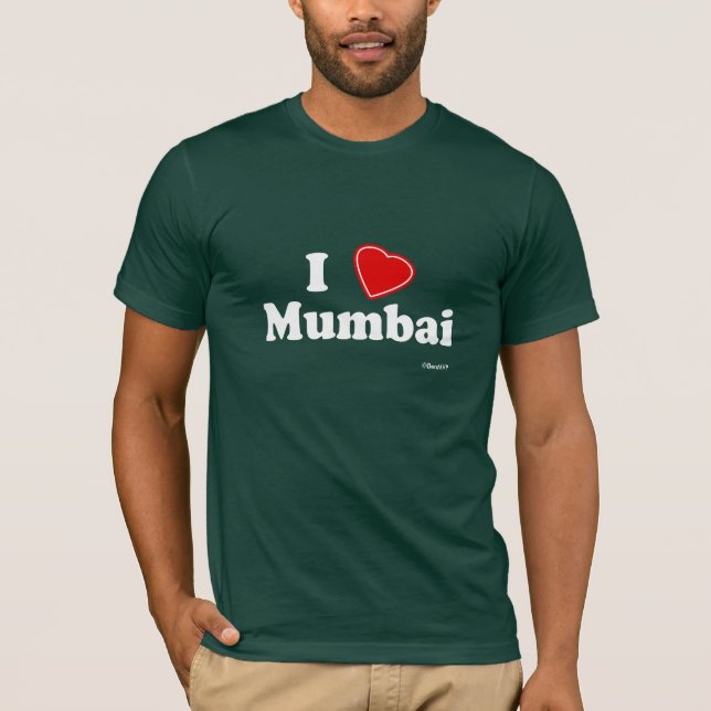 Camiseta Eu amo Mumbai (Frente)