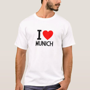 Camiseta Eu amo Munich