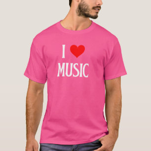 Camiseta Eu Amo Música Eu Coração Música Músicas Músicas Co