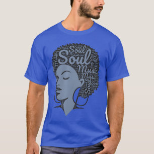 Camiseta Eu Amo Música Funk Soul dos Anos 70 e 80 retrô